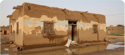 Photograph illustrating a household-needs case